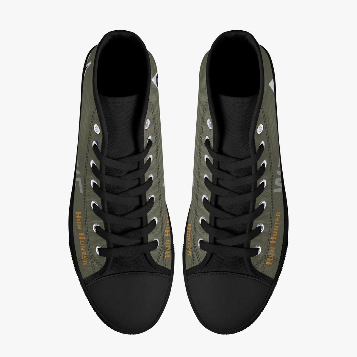 B-17 "Hun Hunter" High Top Canvas Shoes - I Love a Hangar