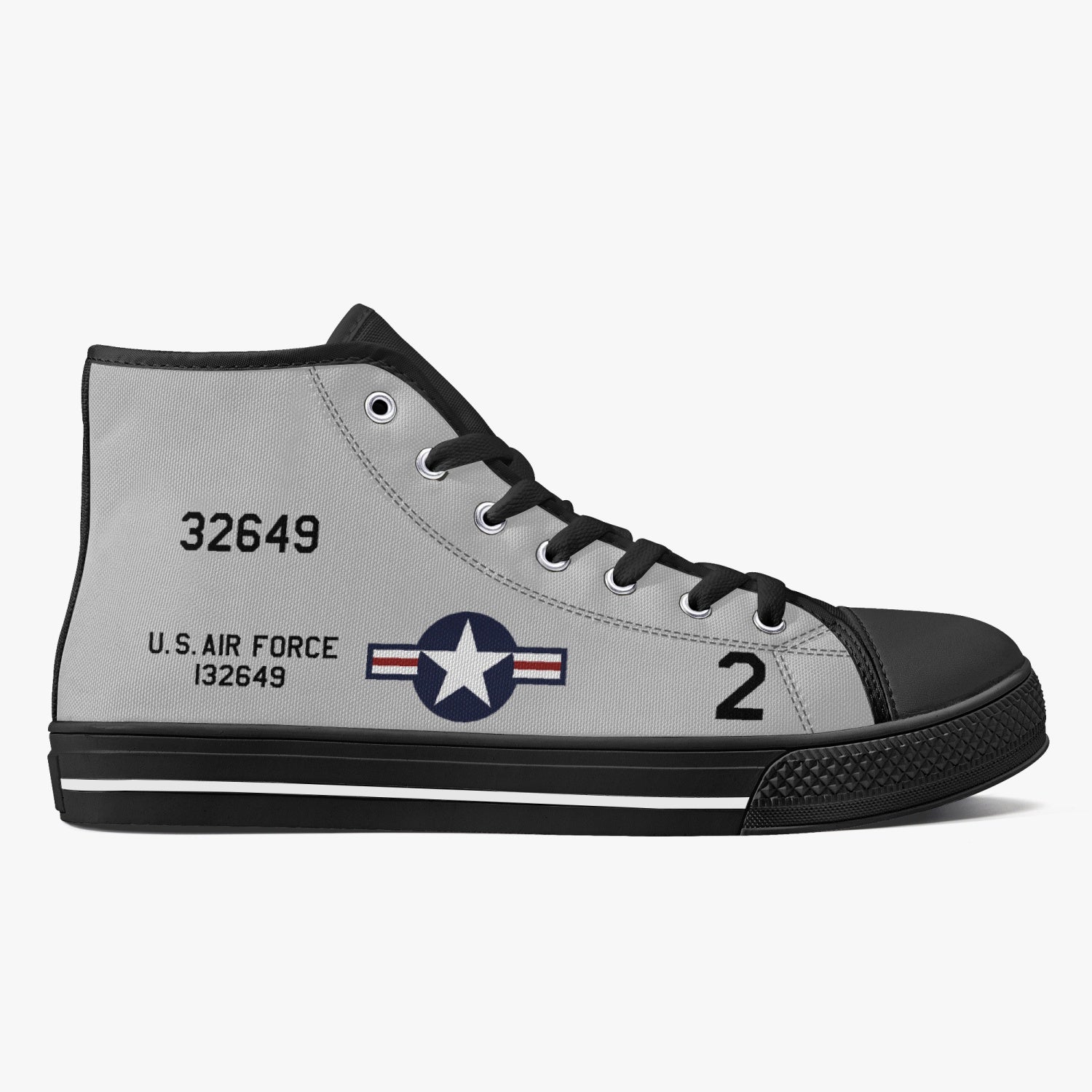 A-1 Skyraider of Col "Bernie" Fisher High Top Canvas Shoes - I Love a Hangar