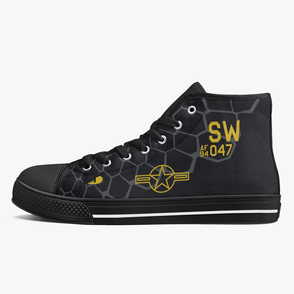F-16 "Venom" High Top Canvas Shoes - I Love a Hangar