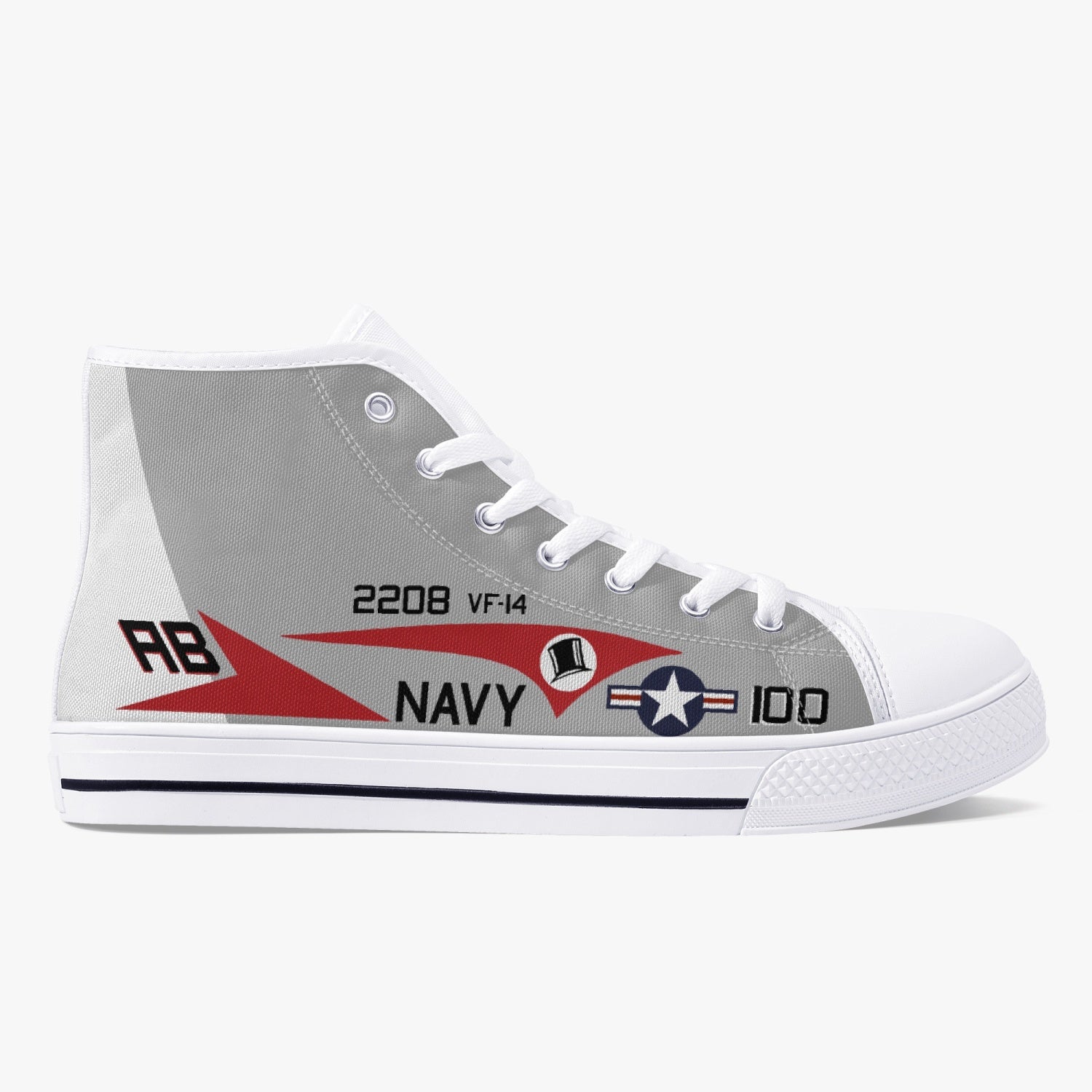 VF-14 "Tophatters" High Top Canvas Shoes