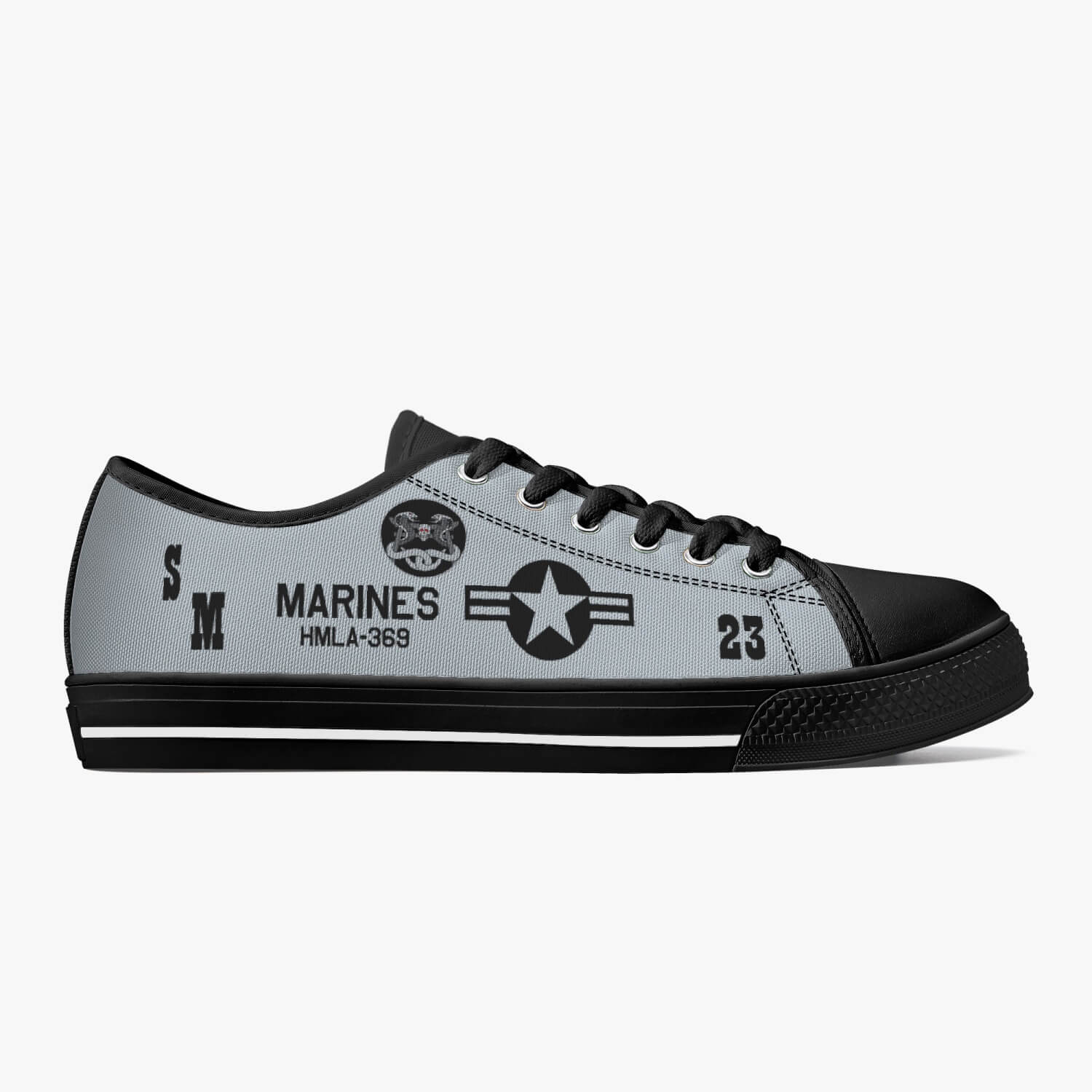 HMLA-369 "Gunfighters" Low Top Canvas Shoes - I Love a Hangar