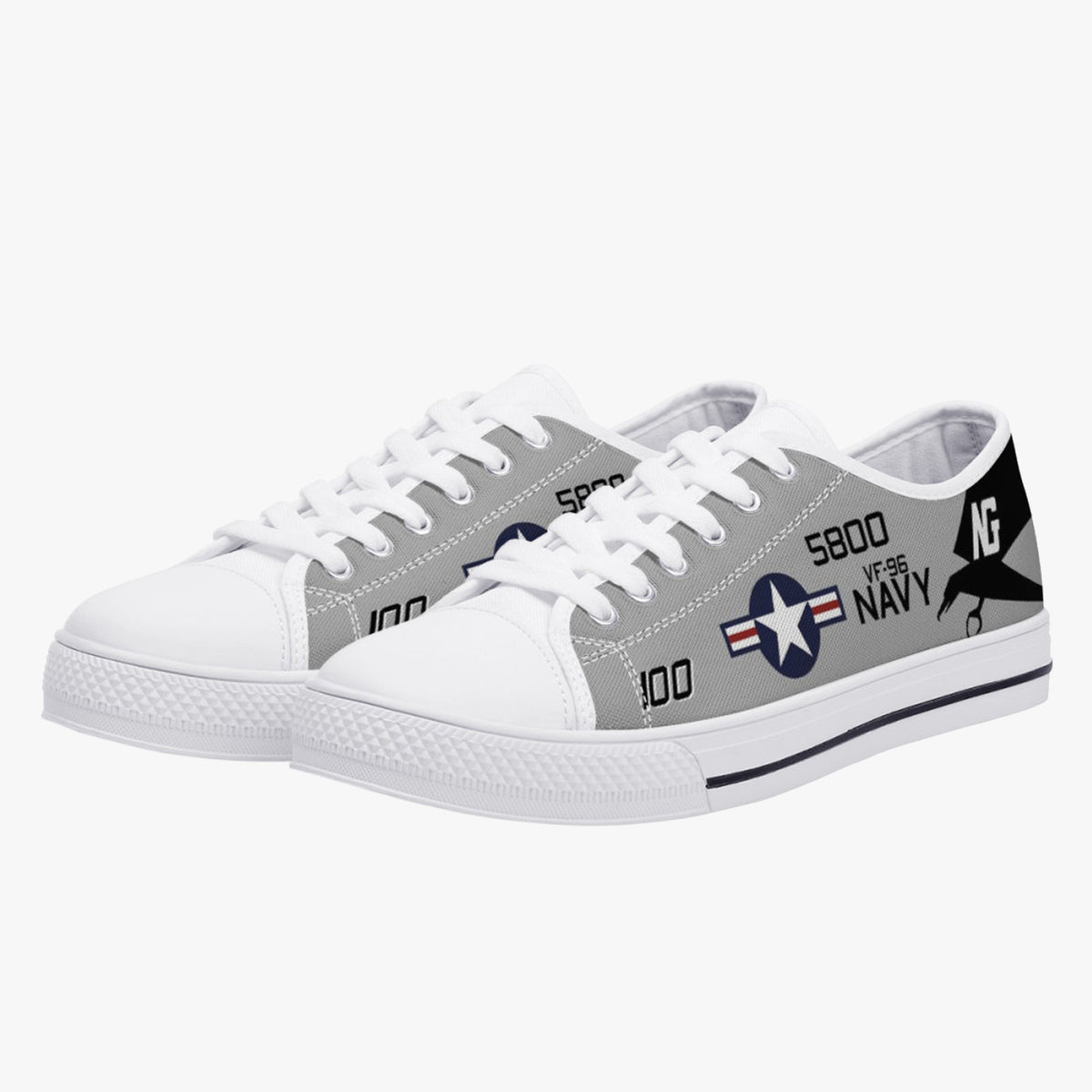 F-4 Phantom "Showtime 100" Low Top Canvas Shoes - I Love a Hangar