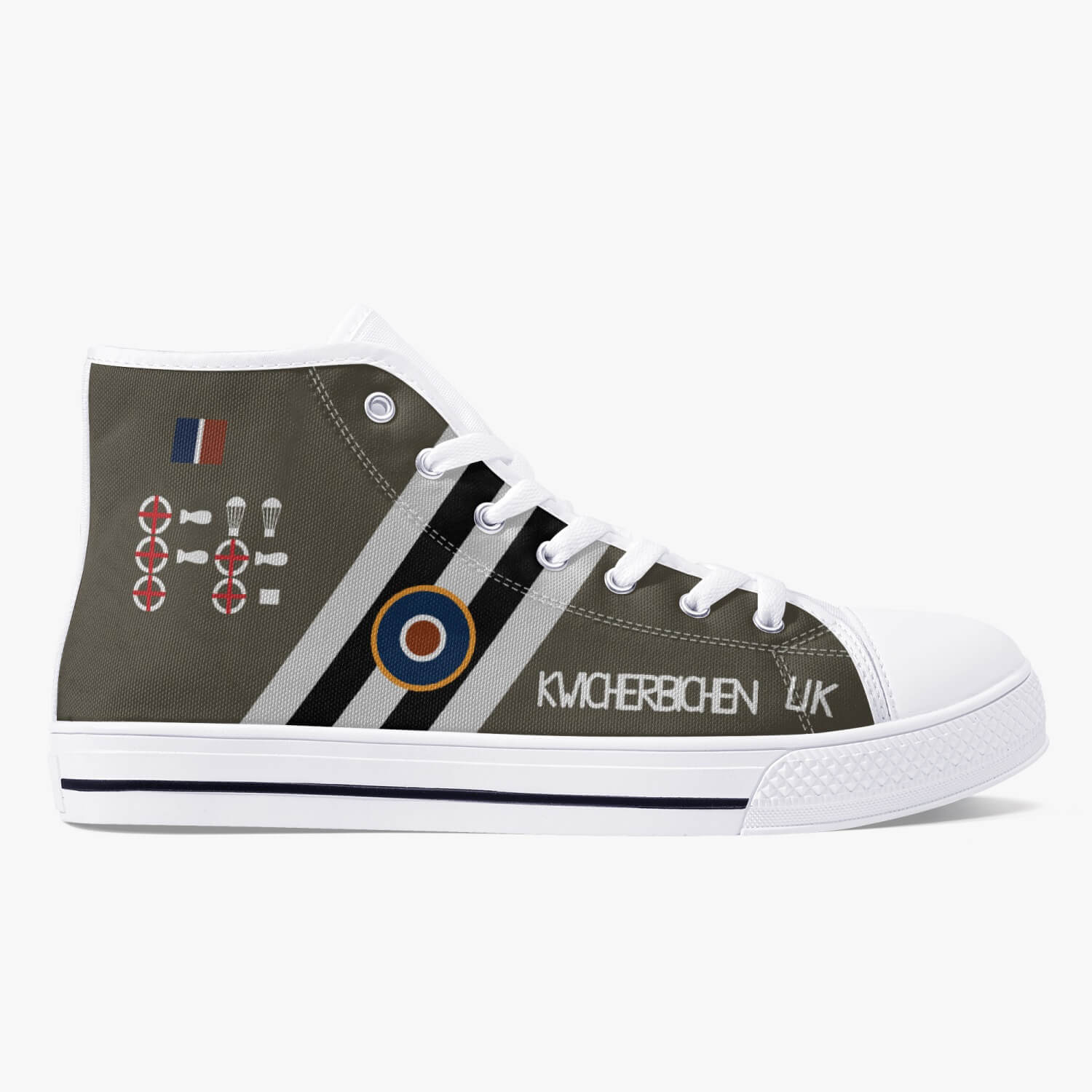 C-47 "Kwicherbichen" High Top Canvas Shoes - I Love a Hangar