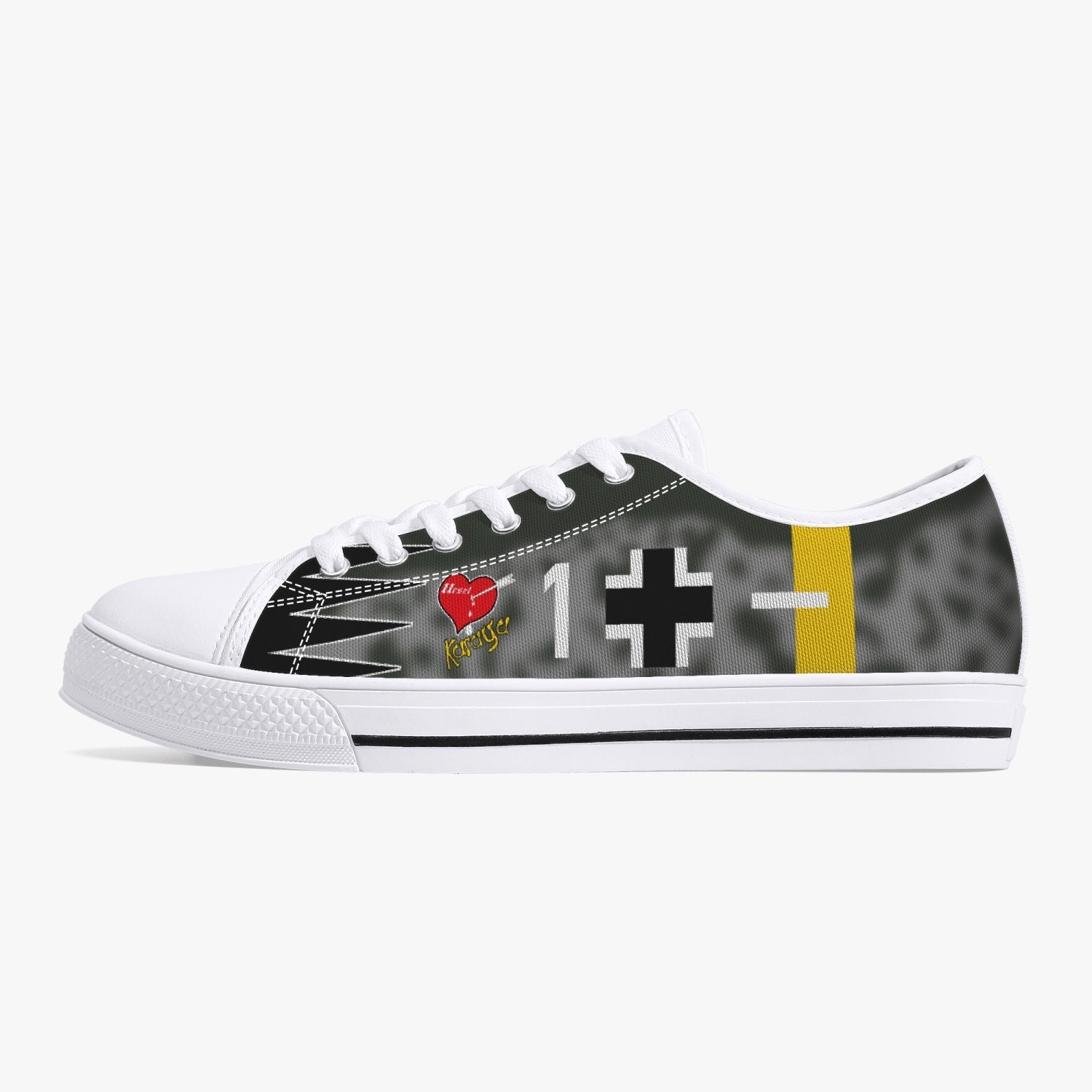 Bf-109 "Karaya 1" Low Top Canvas Shoes - I Love a Hangar