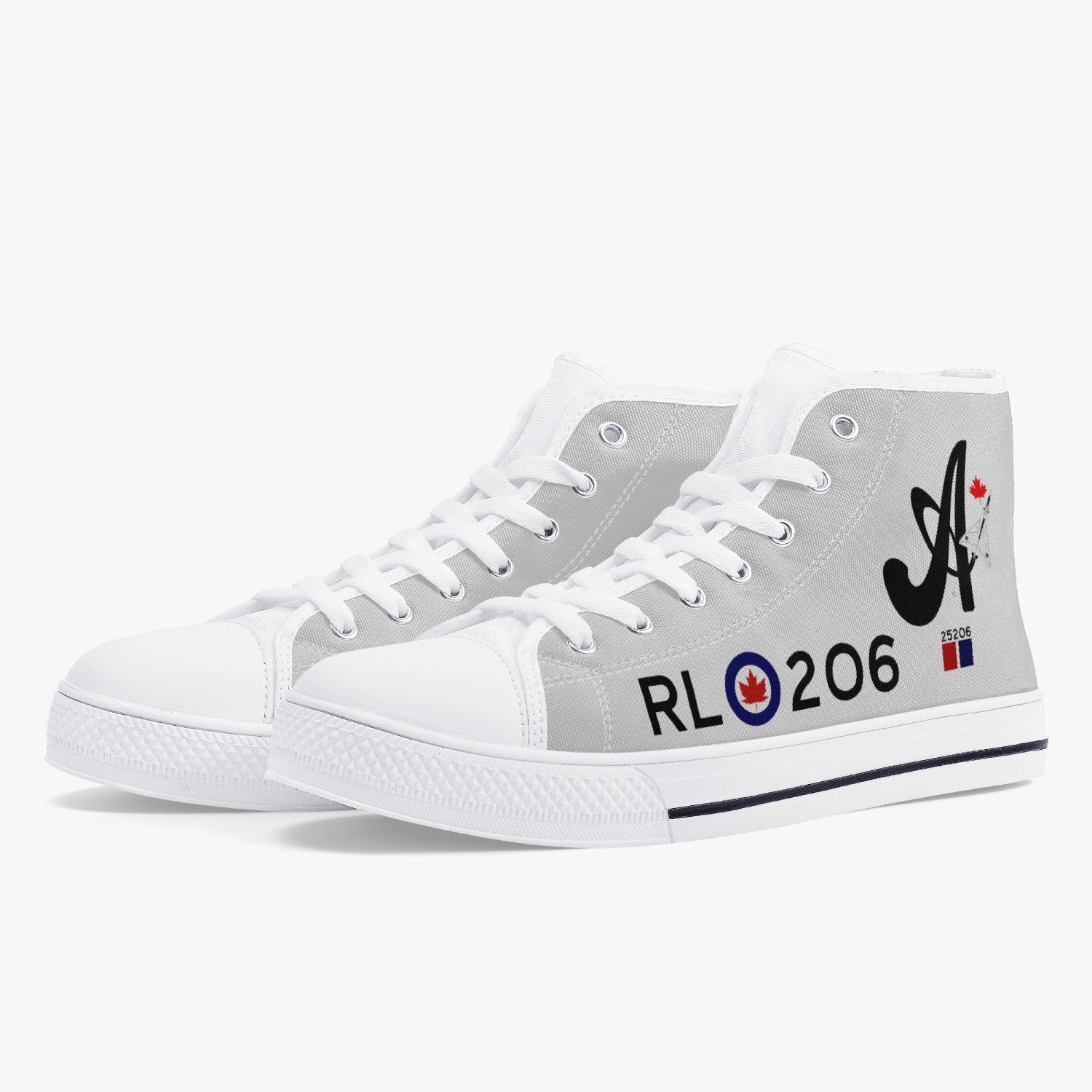 CF-105 Arrow #206 Branded High Top Canvas Shoes