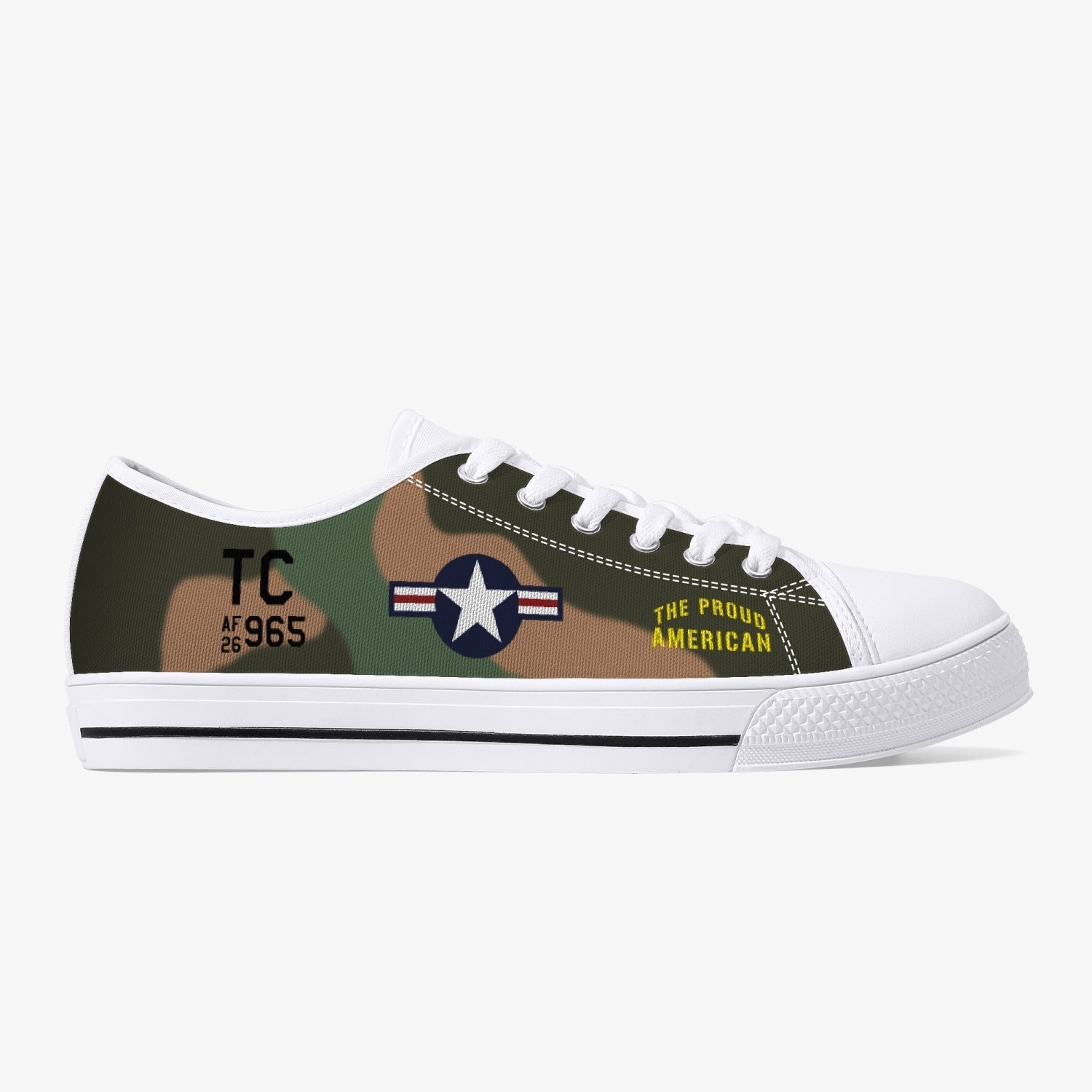 A-1 "The Proud American" Low Top Canvas Shoes - I Love a Hangar