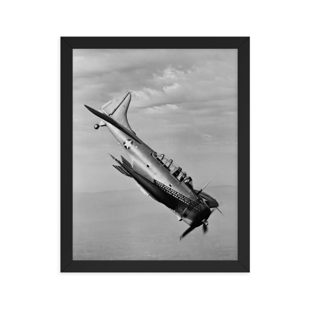 A-24 Banshee Framed poster - I Love a Hangar