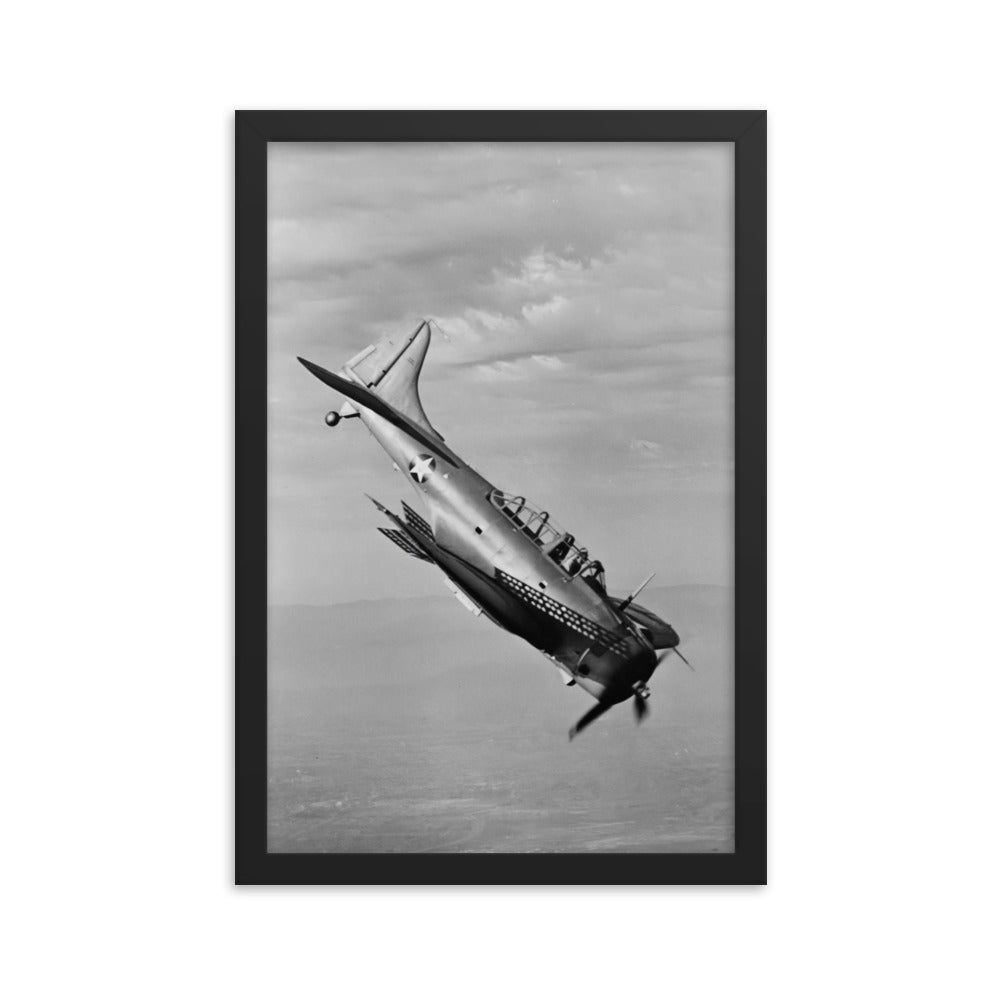 A-24 Banshee Framed poster - I Love a Hangar