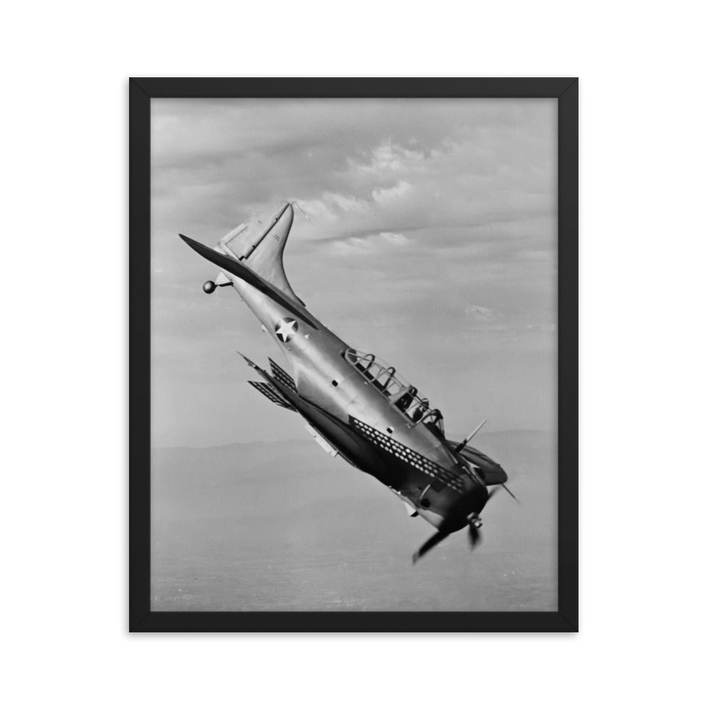 A-24 Banshee Framed poster - I Love a Hangar