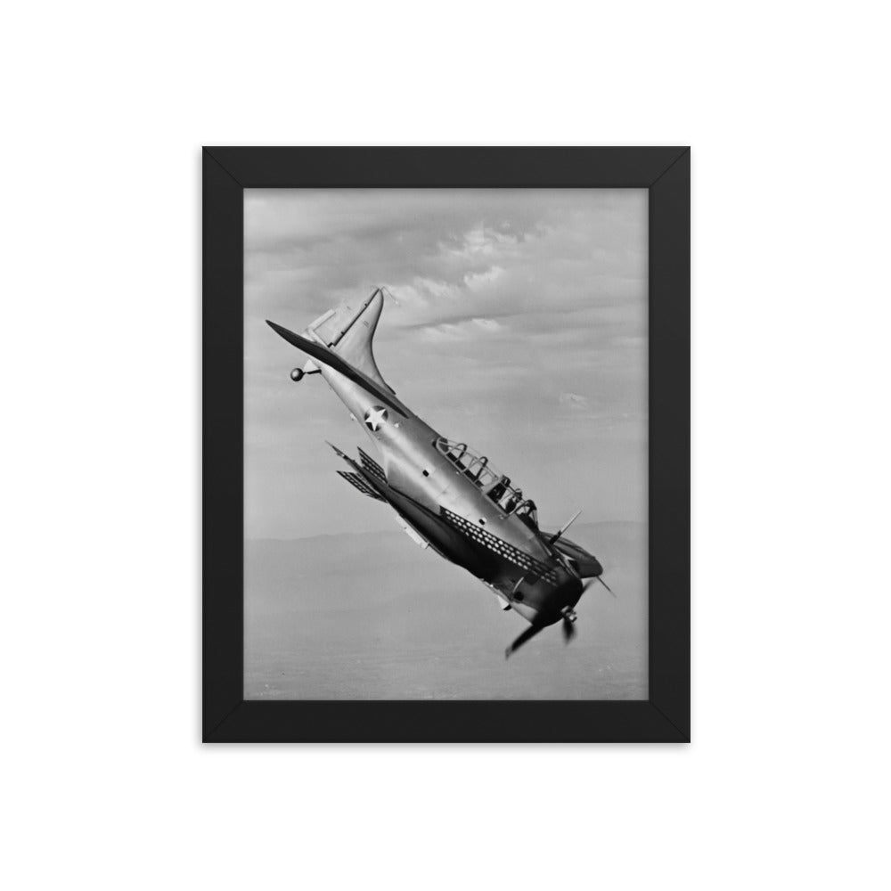 A-24 Banshee Framed poster - I Love a Hangar