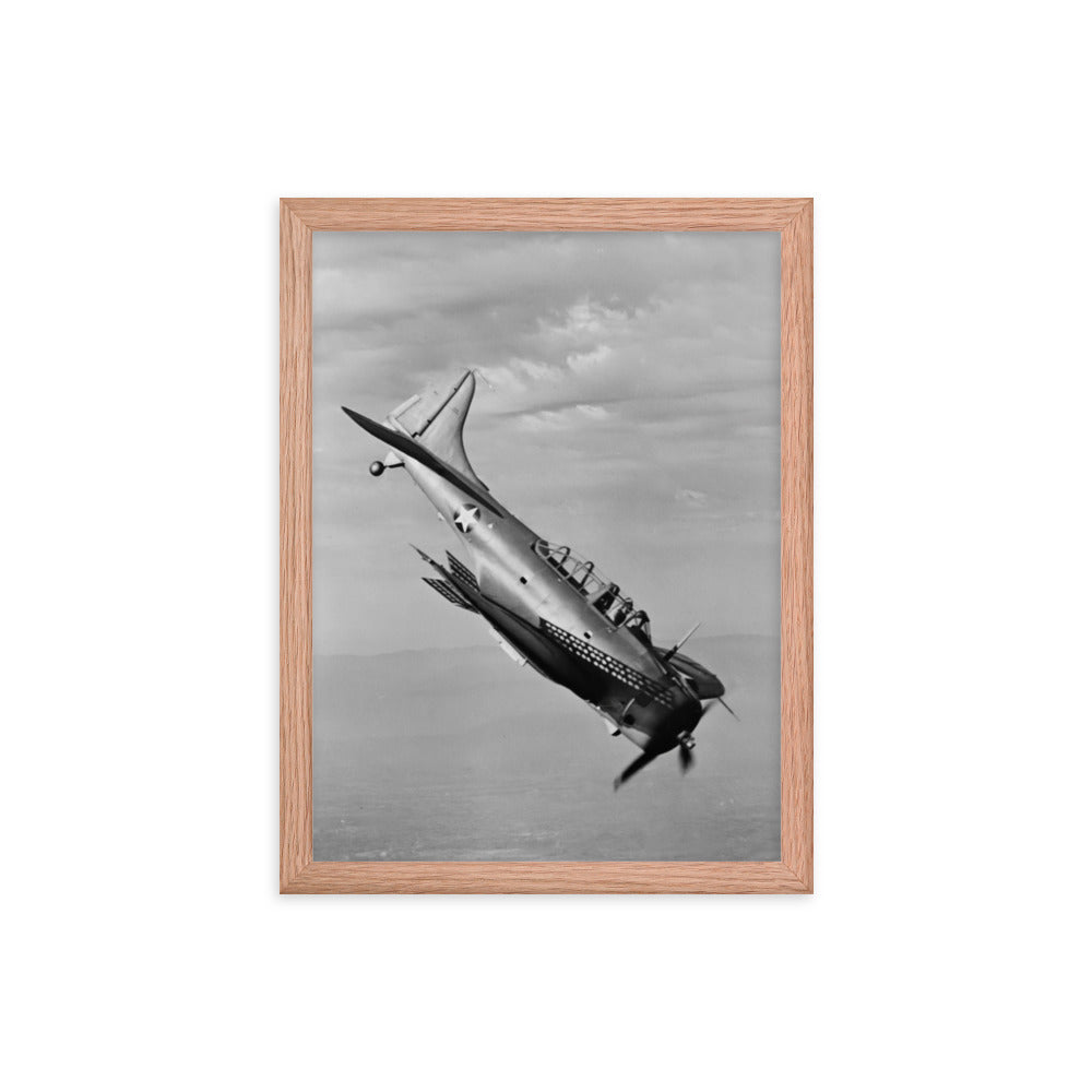 A-24 Banshee Framed poster - I Love a Hangar
