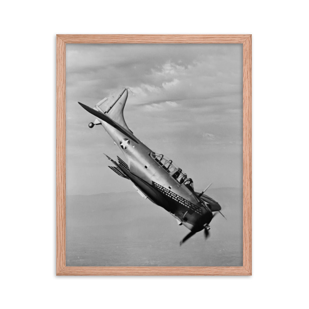 A-24 Banshee Framed poster - I Love a Hangar