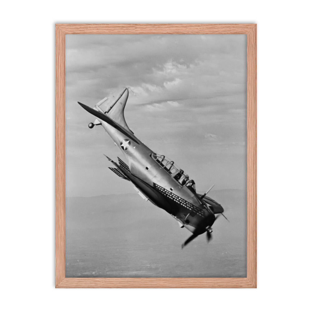 A-24 Banshee Framed poster - I Love a Hangar