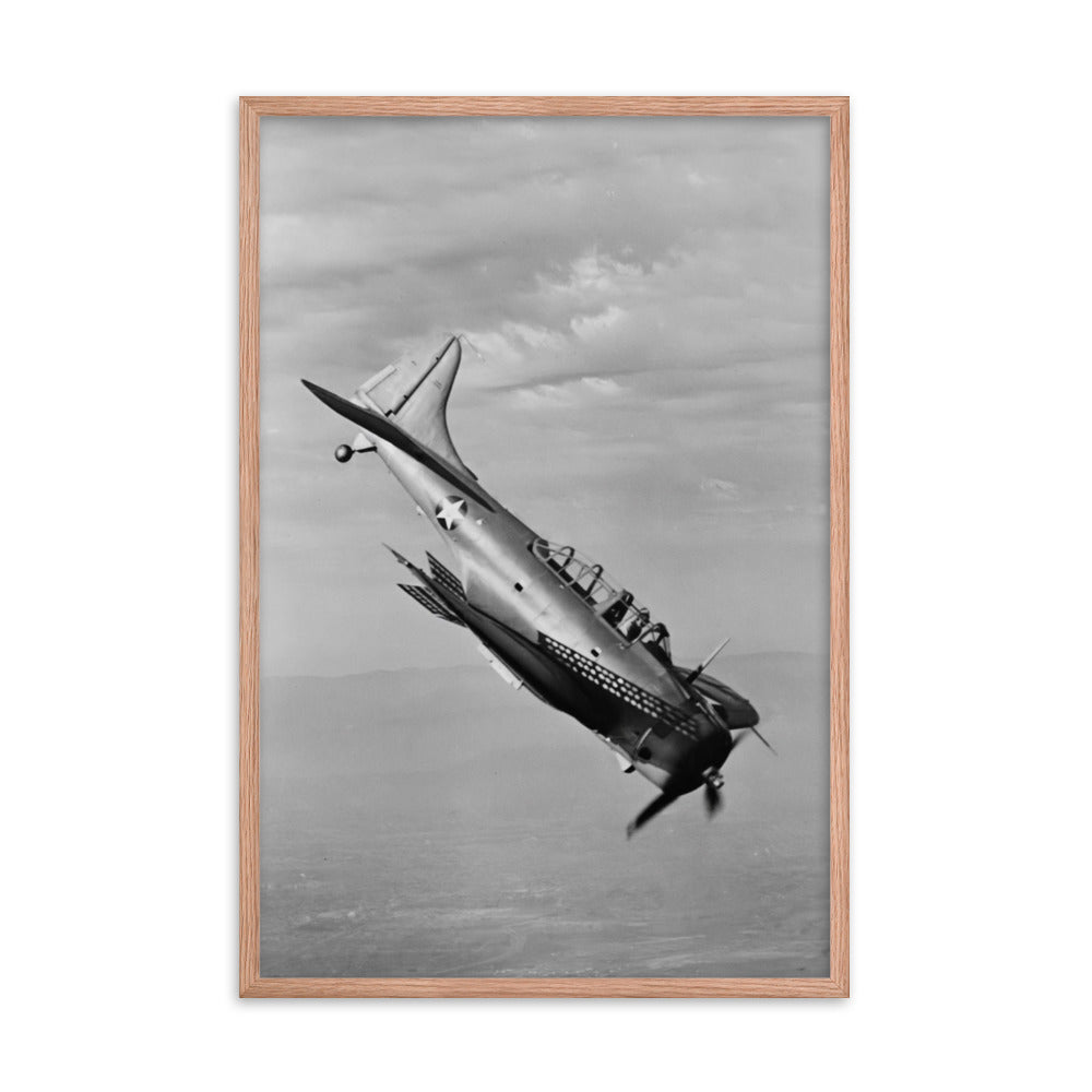 A-24 Banshee Framed poster - I Love a Hangar