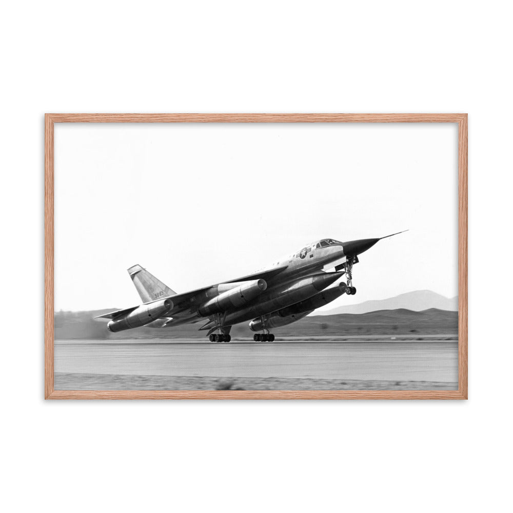 B-58 Hustler Take-Off Framed poster