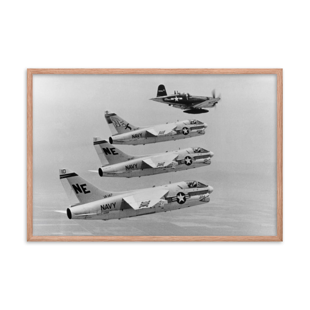 Corsair Formation Framed poster