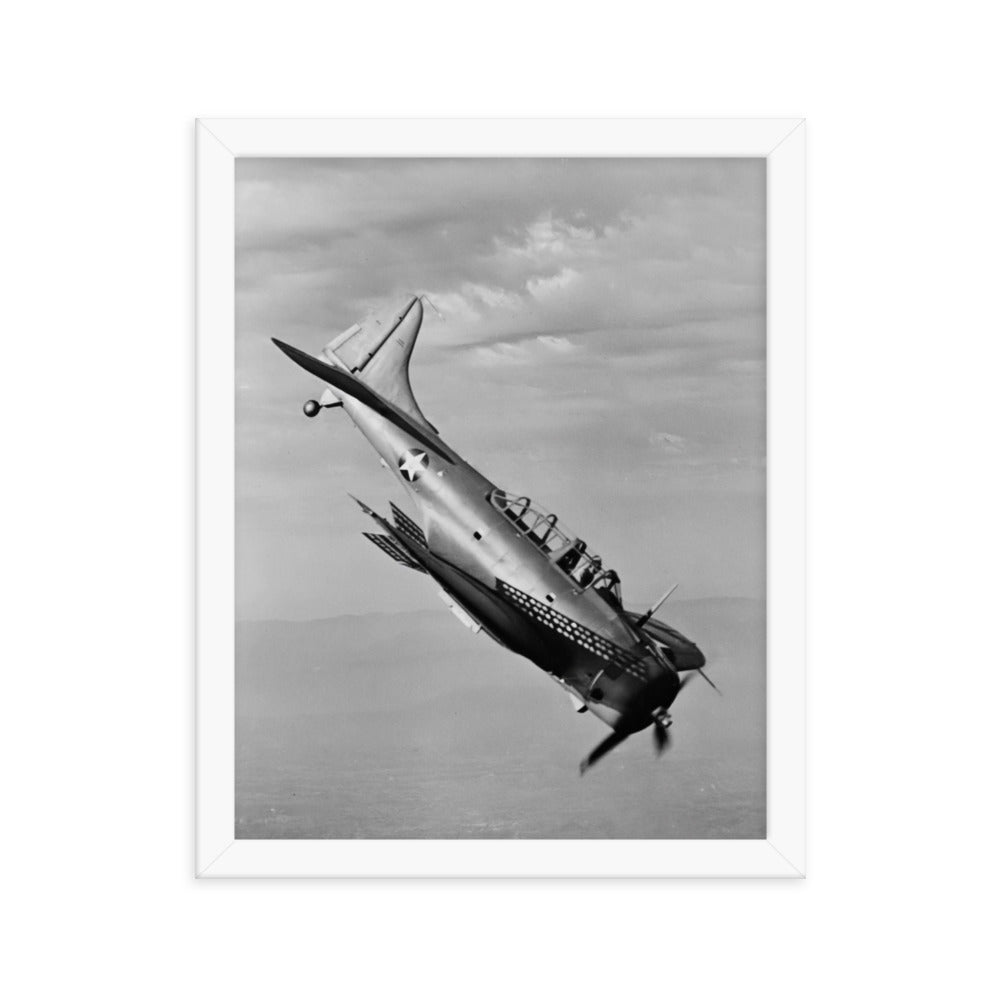 A-24 Banshee Framed poster - I Love a Hangar