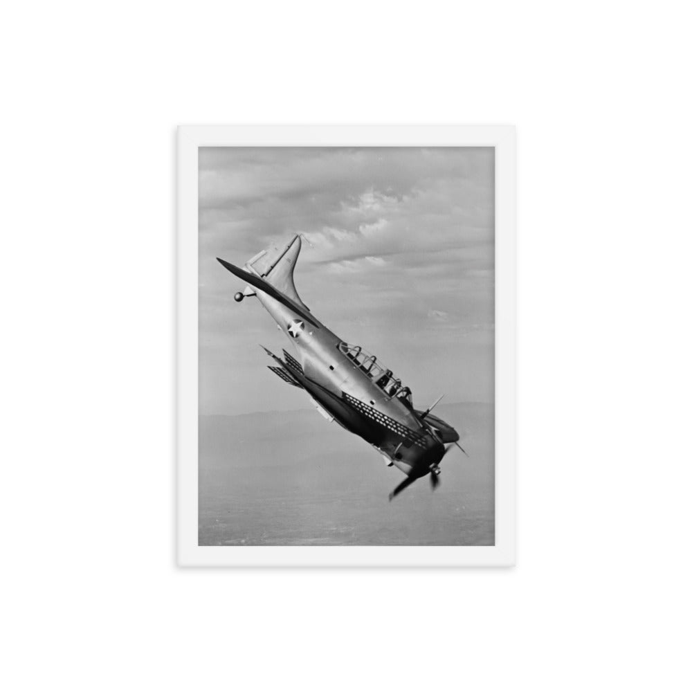 A-24 Banshee Framed poster - I Love a Hangar