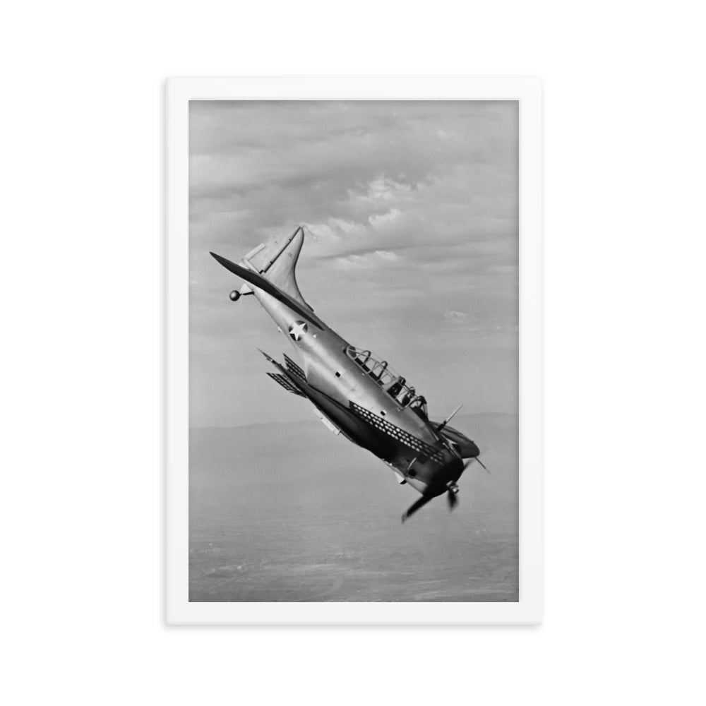 A-24 Banshee Framed poster - I Love a Hangar