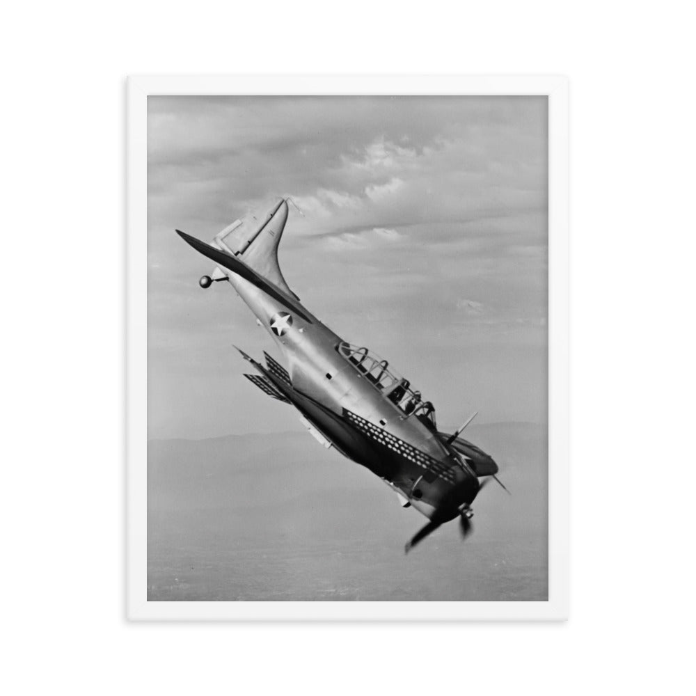 A-24 Banshee Framed poster - I Love a Hangar
