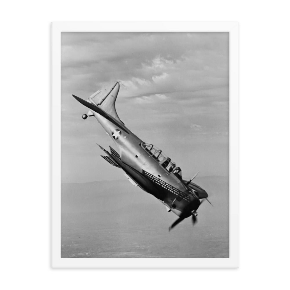 A-24 Banshee Framed poster - I Love a Hangar