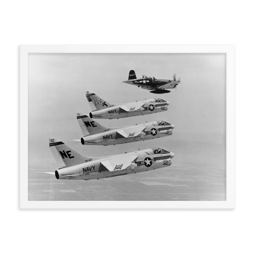 Corsair Formation Framed poster