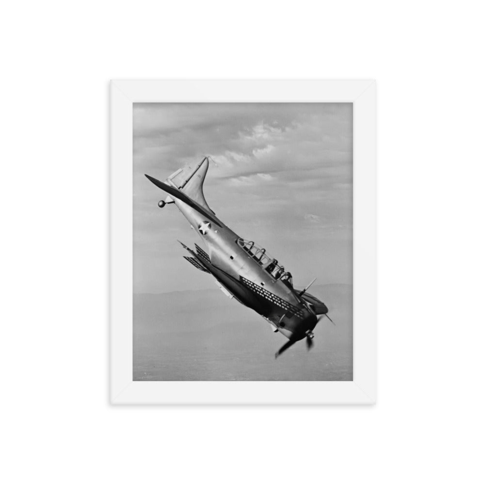 A-24 Banshee Framed poster - I Love a Hangar