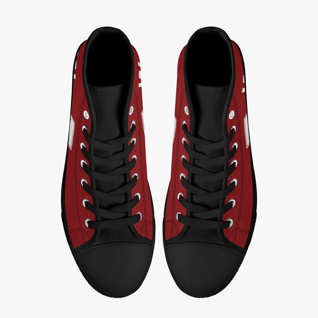 VMFA-232 "Red Devils" High Top Canvas Shoes - I Love a Hangar