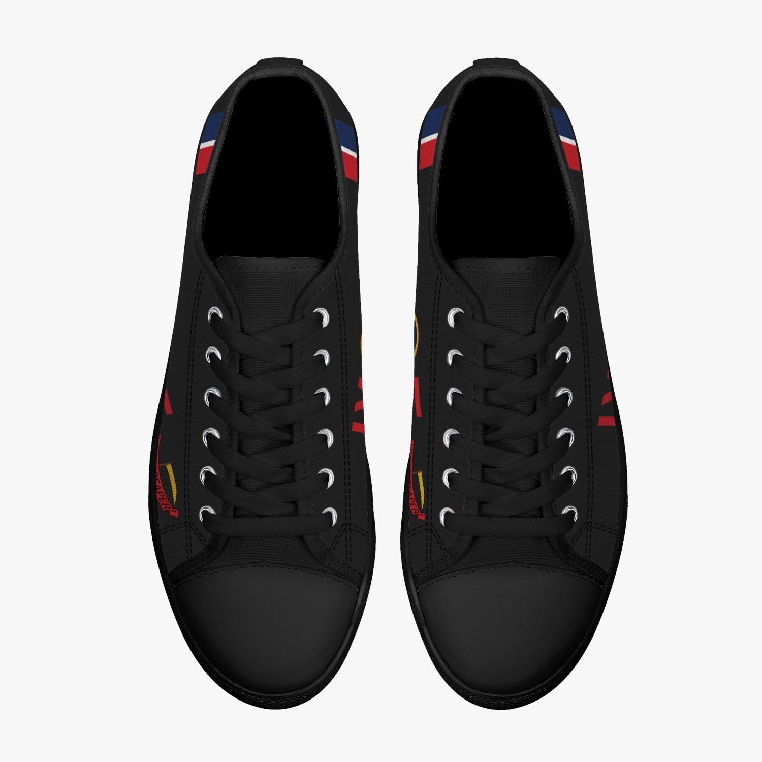 Hurricane "Night Reaper" Low Top Canvas Shoes - I Love a Hangar