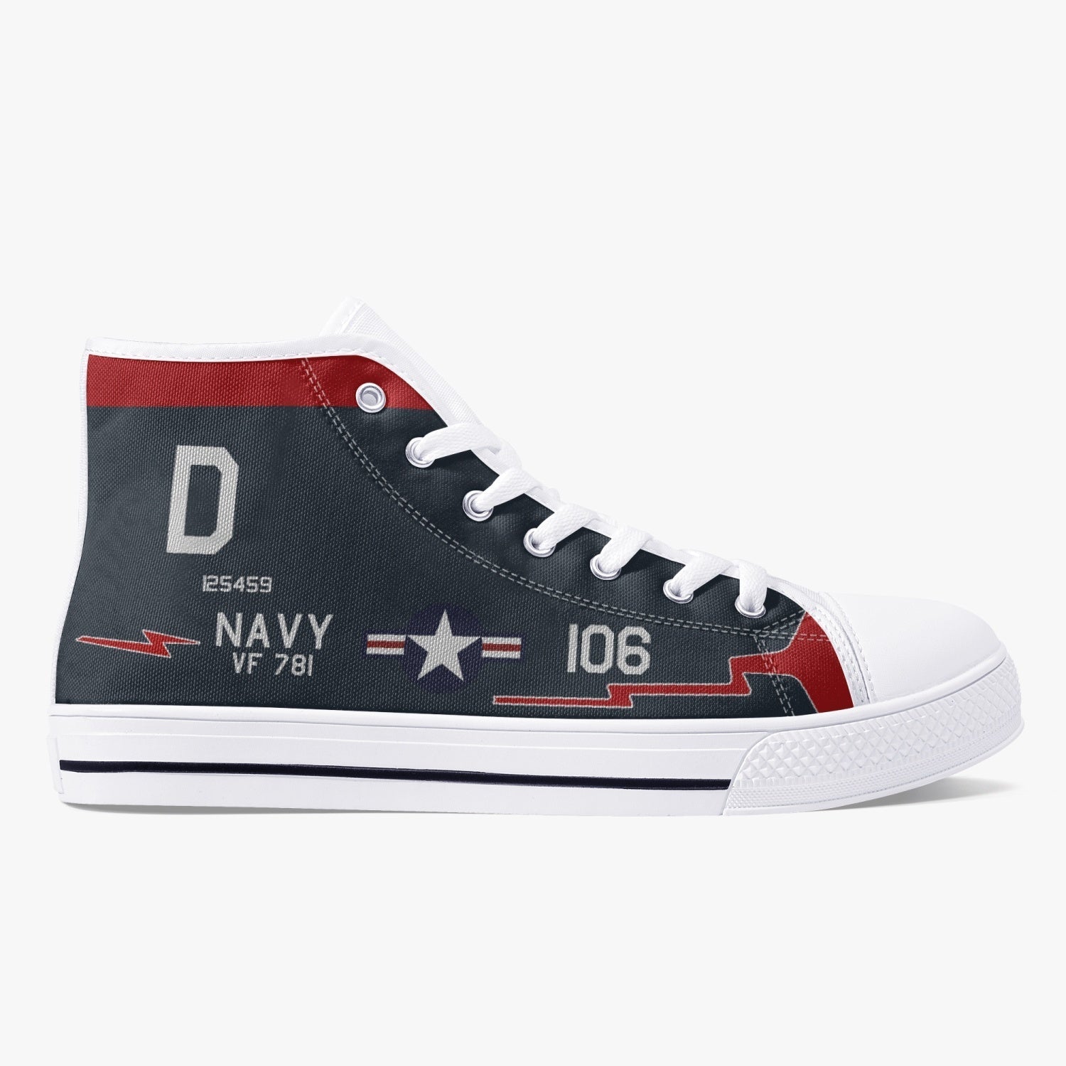 F9F-5 Panther "D106" High Top Canvas Shoes - I Love a Hangar