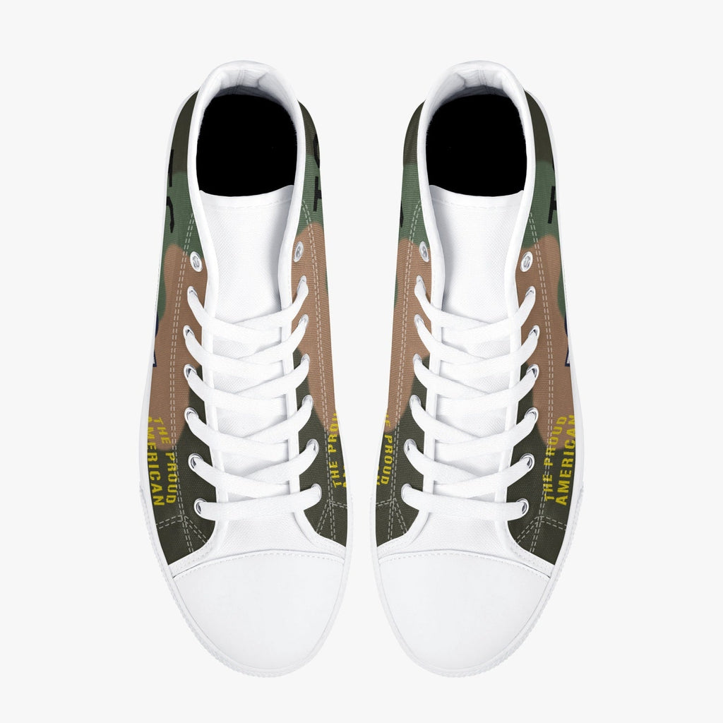 A-1 "The Proud American" High Top Canvas Shoes - I Love a Hangar