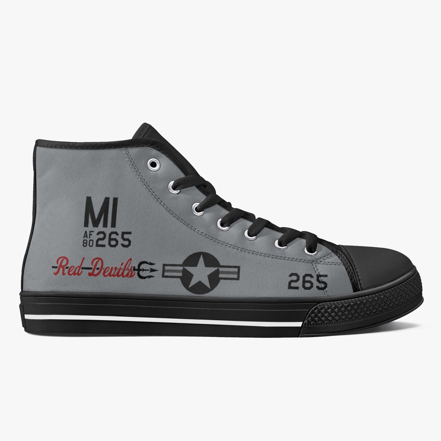 A-10 "Red Devils" High Top Canvas Shoes - I Love a Hangar