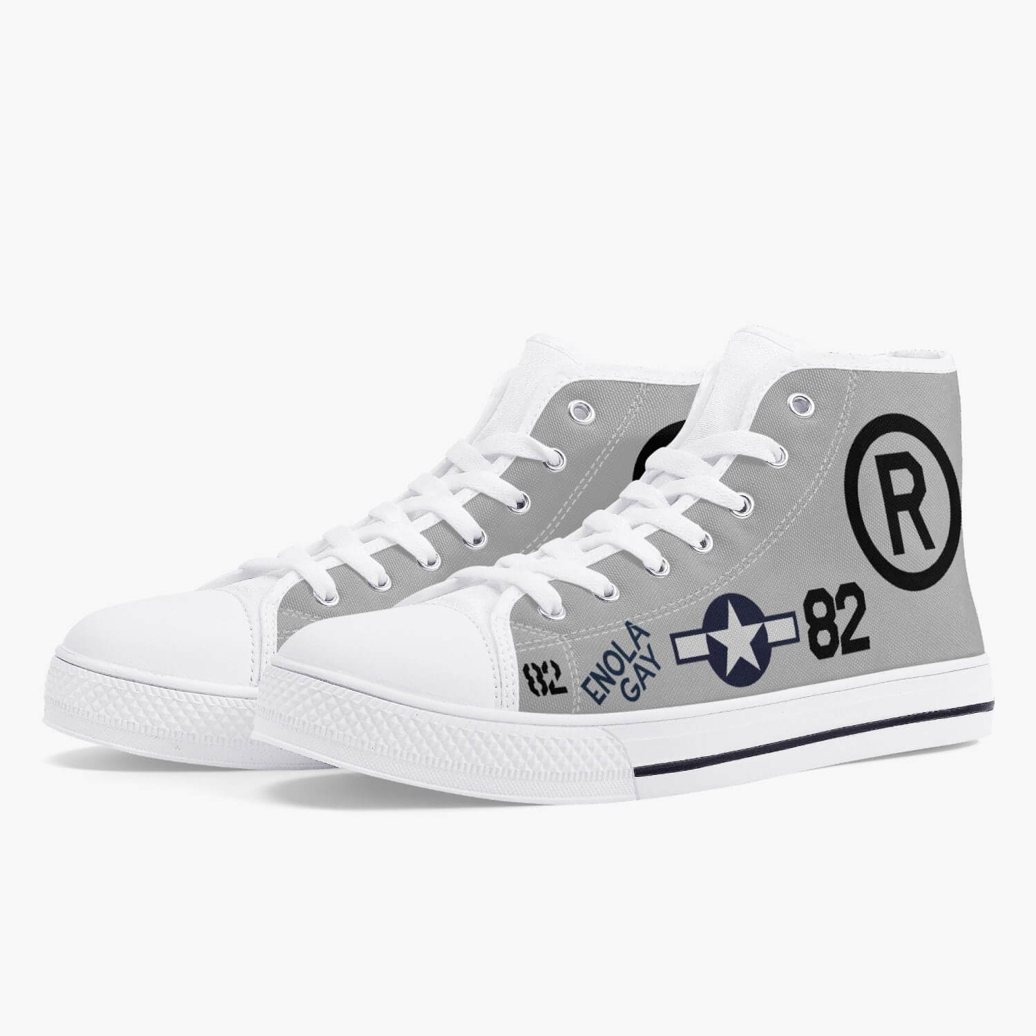 B-29 "Enola Gay" High Top Canvas Shoes - I Love a Hangar