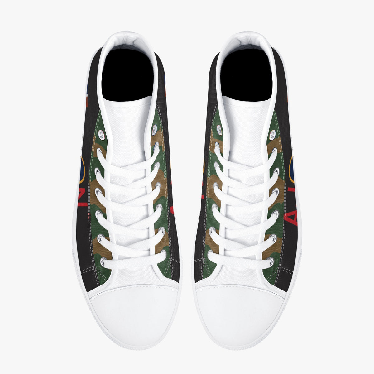 Lancaster "AJ-N"  High Top Canvas Shoes - I Love a Hangar