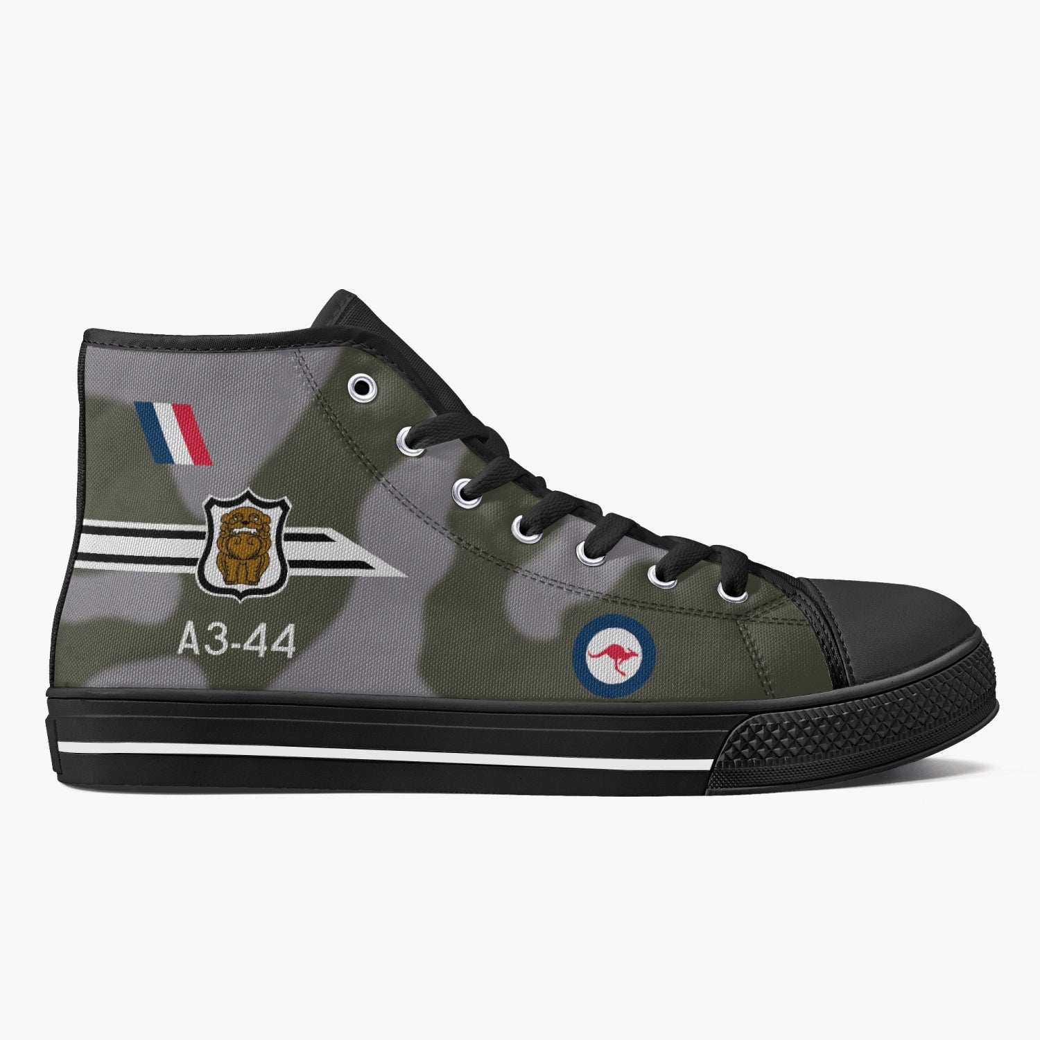 Mirage IIIO "A3-44" High Top Canvas Shoes - I Love a Hangar