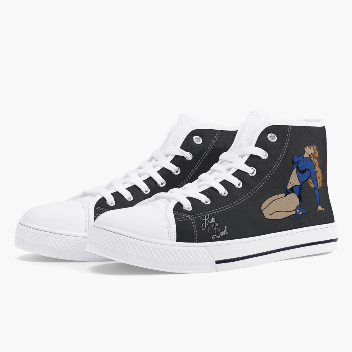 P-61 "Lady in the Dark" High Top Canvas Shoes - I Love a Hangar