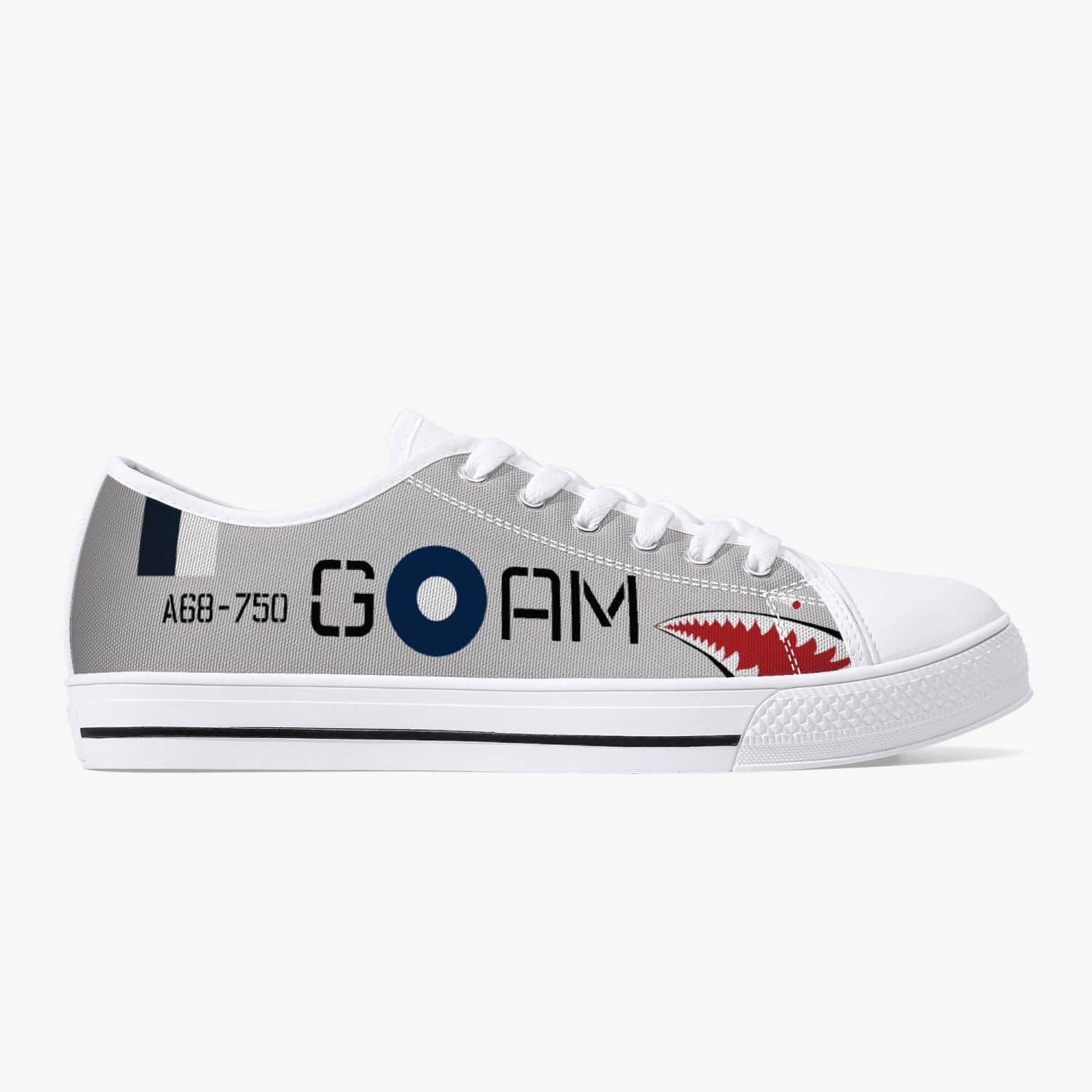 P-51 "AM-G" Low Top Canvas Shoes - I Love a Hangar