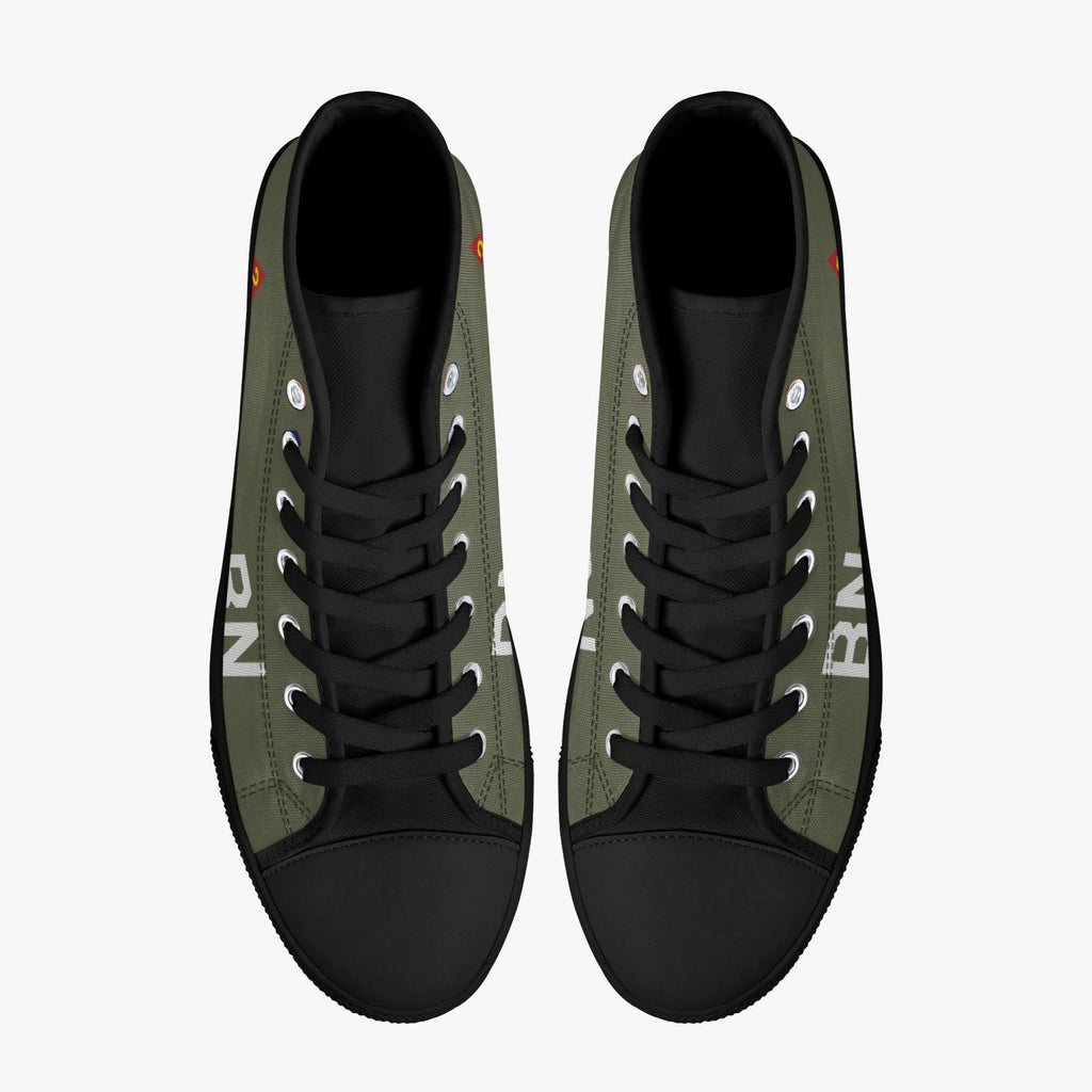 B-17 "Thunderbird" High Top Canvas Shoes - I Love a Hangar