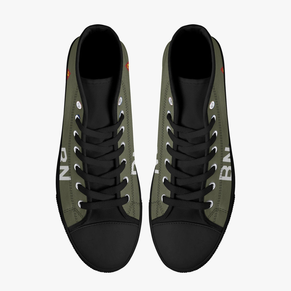 B-17 "Thunderbird" High Top Canvas Shoes - I Love a Hangar