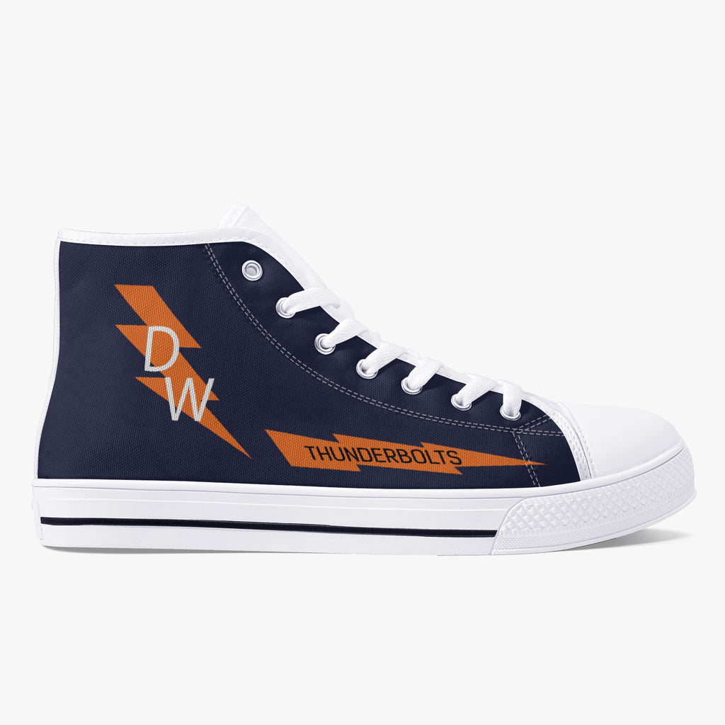VMFA-251 "Thunderbolts" High Top Canvas Shoes - I Love a Hangar