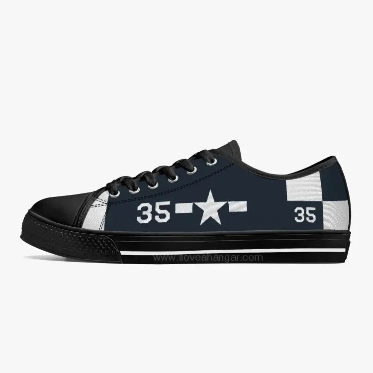 F6F "White 35" Low Top Canvas Shoes - I Love a Hangar