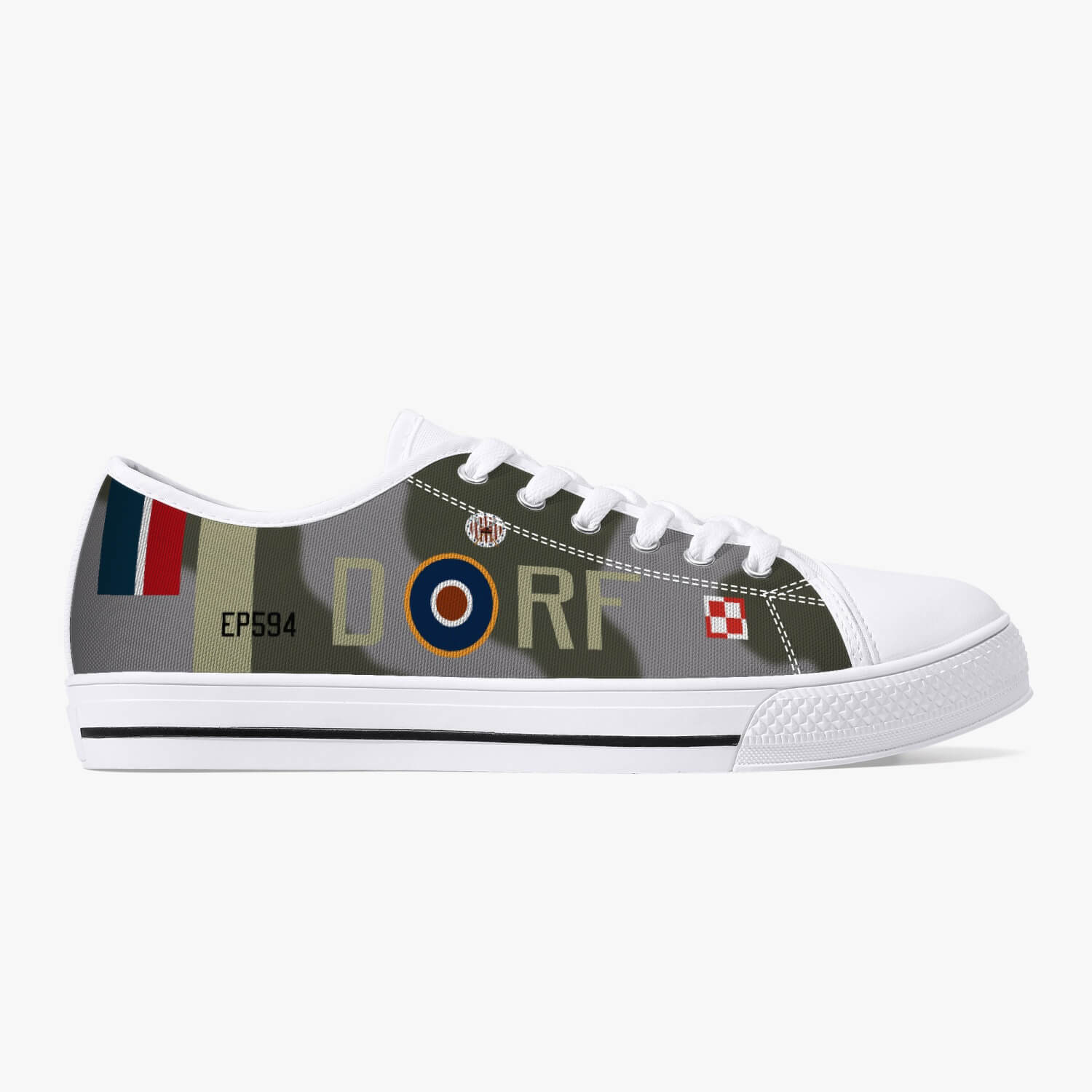 Spitfire "RF-D" Men's Low Top Canvas Shoes - I Love a Hangar