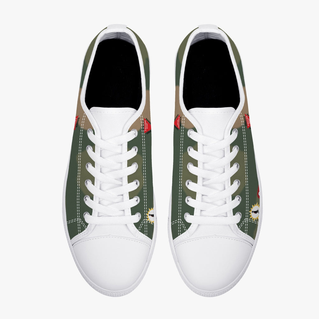 F-105 "Old Crow II" Low Top Canvas Shoes - I Love a Hangar