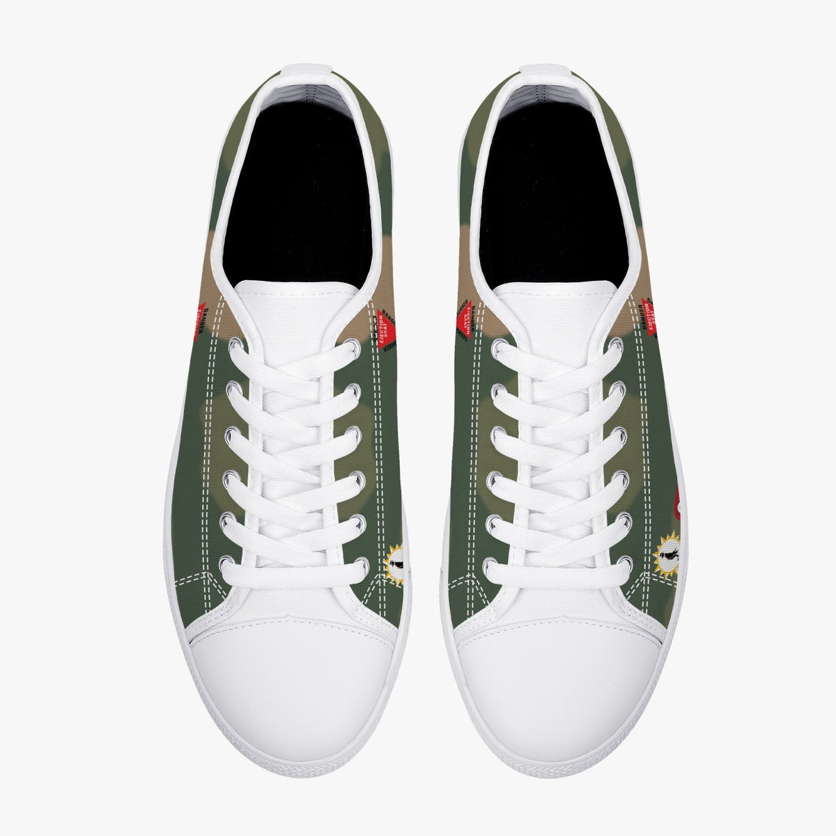 F-105 "Old Crow II" Low Top Canvas Shoes - I Love a Hangar