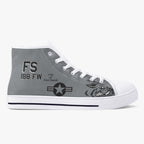 A-10 "Flying Razorbacks" High Top Canvas Shoes - I Love a Hangar