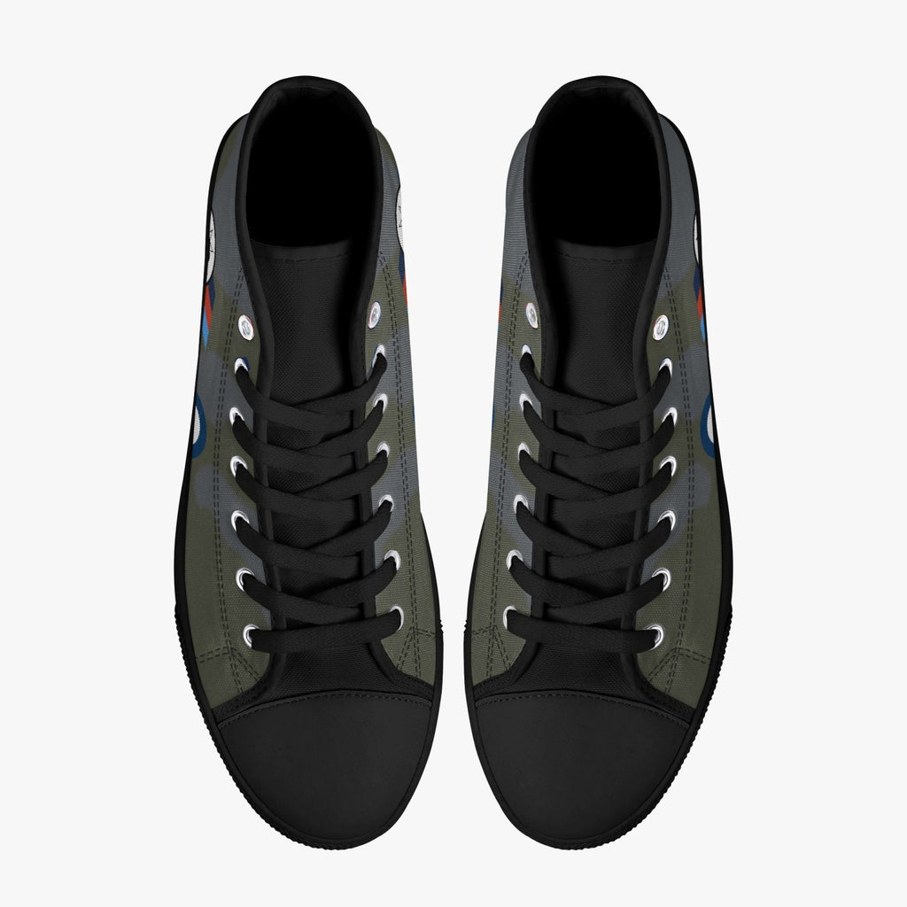 Macchi  "A7-047" High Top Canvas Shoes (Camo) - I Love a Hangar