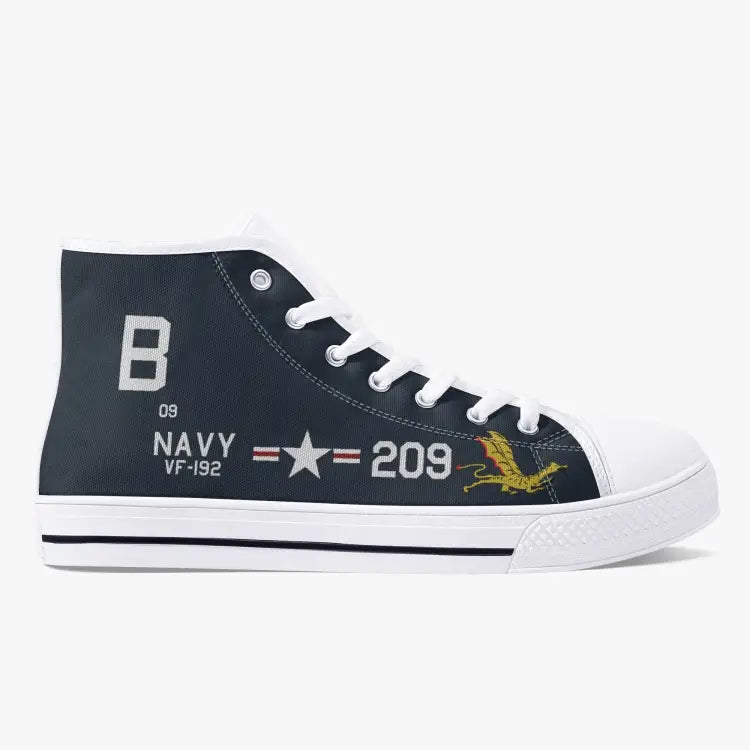 F9F-5 Panther "#209" High Top Canvas Shoes