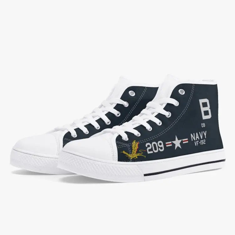 F9F-5 Panther "#209" High Top Canvas Shoes