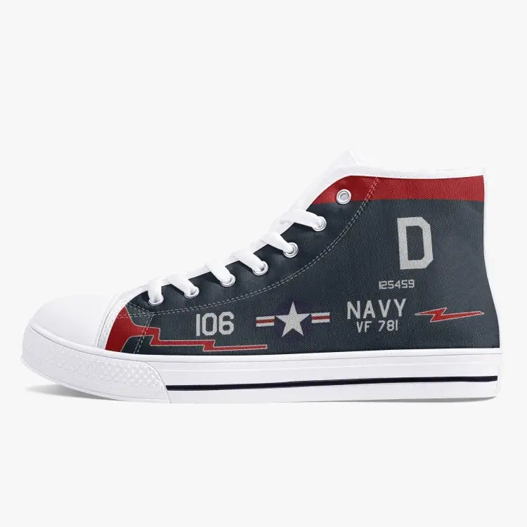 F9F-5 Panther "D106" High Top Canvas Shoes - I Love a Hangar