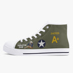 B-24 "Fightin' Sam" High Top Canvas Shoes - I Love a Hangar